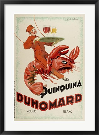 Framed Duhomard Print