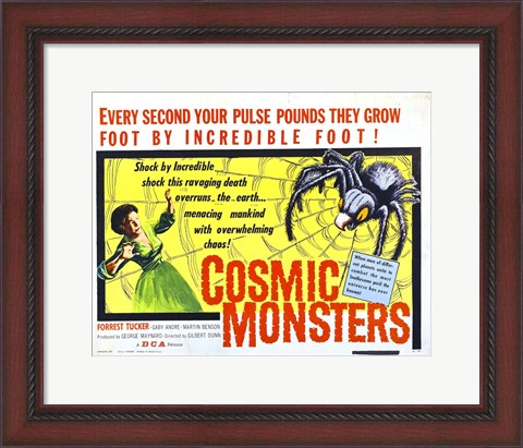 Framed Cosmic Monsters Print