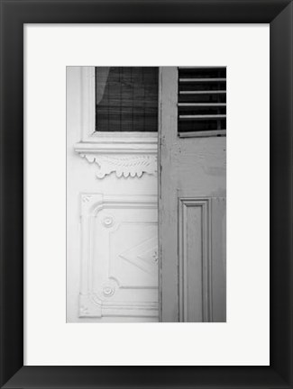 Framed French Quarter Architecture I Print