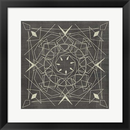 Framed Geometric Tile VIII Print