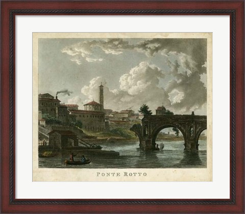 Framed Ponte Rotto Print
