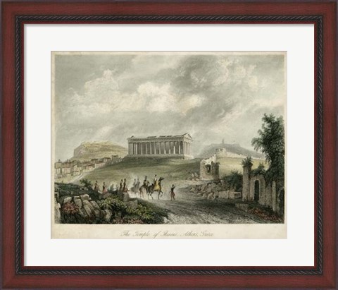 Framed Temple of Theseus- Athens, Greece Print