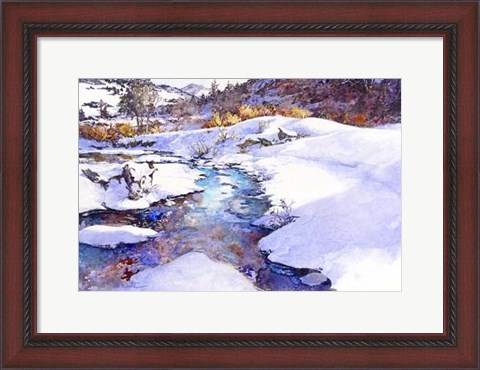 Framed Deer Creek Bend - Colorado Print
