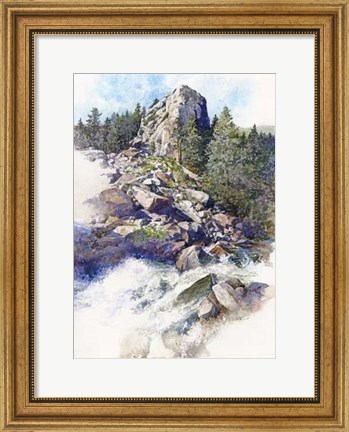 Framed Boulder Canyon - Colorado Print