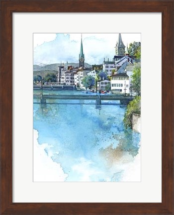 Framed Zurich, Switzerland Print