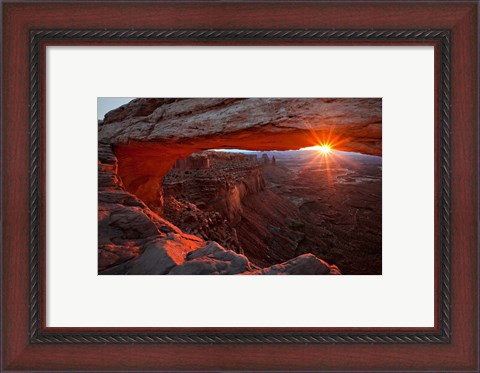 Framed Mesa Arch Sunrise Print