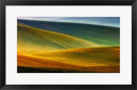 Framed Spring Fields Print