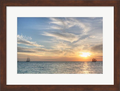 Framed Key West Sunset III Print