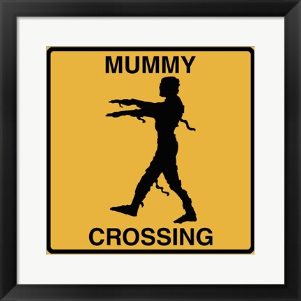 Framed Mummy Crossing Print