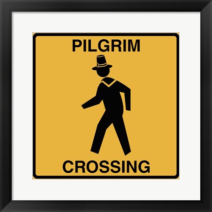 Framed Pilgrim Crossing Print
