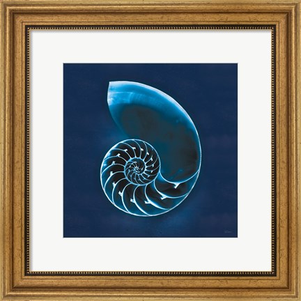 Framed Cyanotype Sea II Print