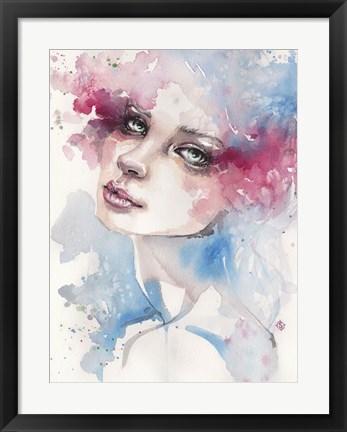 Framed Becoming (Portrait Of Lady) Print