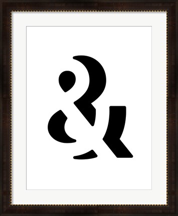 Framed Ampersand Print