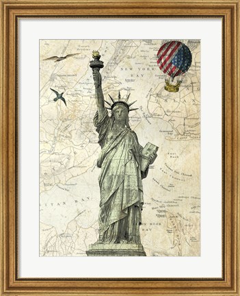 Framed Liberty Balloon Print