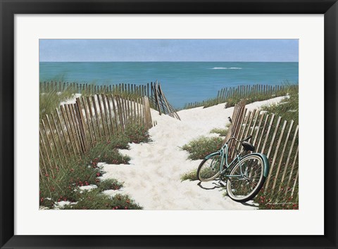 Framed Beach Cruiser Print