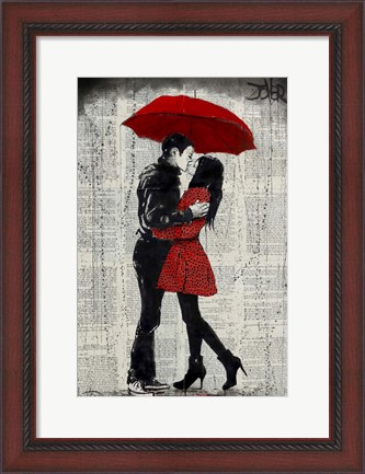 Framed Rain Kisses Print