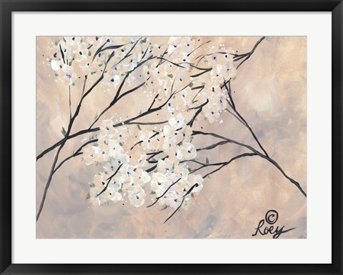 Framed Magnolias in Bloom Print