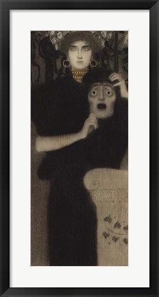 Framed Study for the Allegory of Tragedy Print