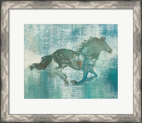 Framed Mustang Study Print