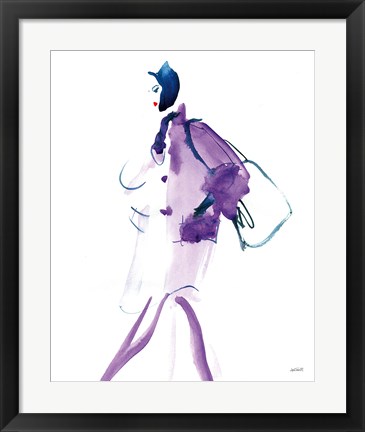 Framed Colorful Fashion IV Print