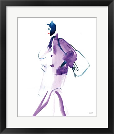 Framed Colorful Fashion IV Print