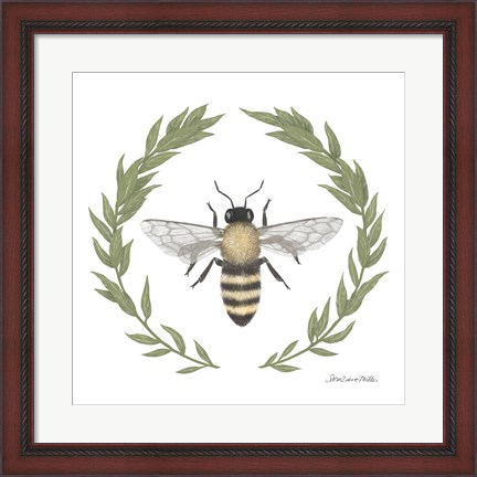 Framed Happy to Bee Home I Print