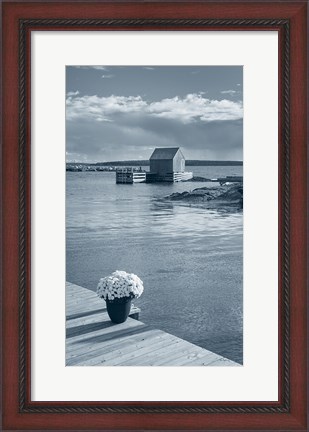 Framed By the Sea III no Border Print