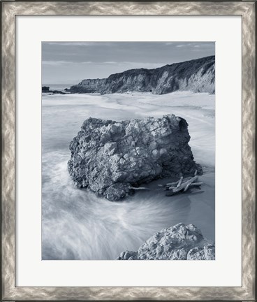 Framed California Coast Crop Print