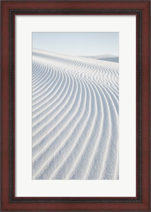 Framed White Sands I no Border Print