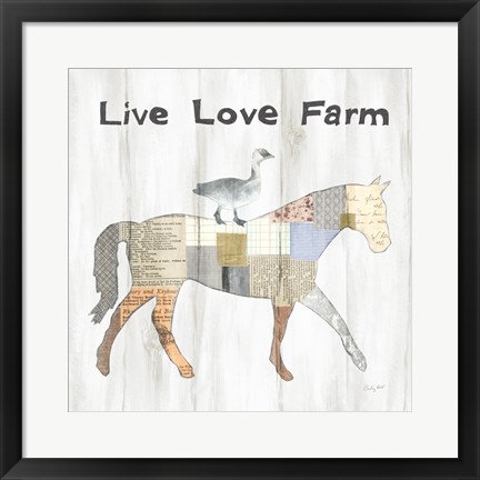 Framed Farm Family V Print