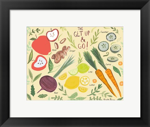 Framed Fruity Smoothie I Print