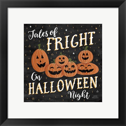 Framed Haunted Halloween VII Print