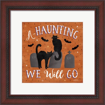 Framed Haunted Halloween V Print