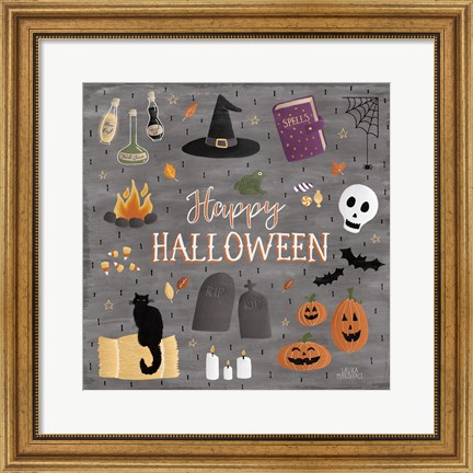 Framed Haunted Halloween II Print