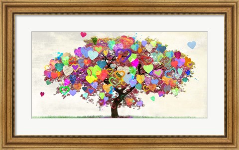 Framed Tree of Love Print