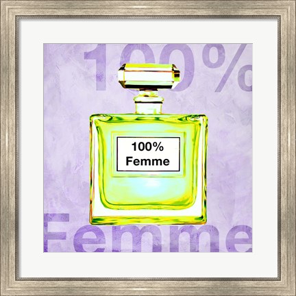 Framed 100% Femme Print