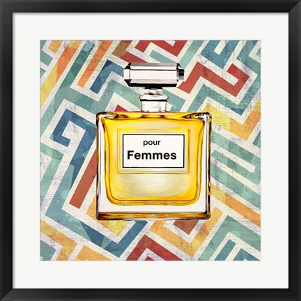 Framed Pour Femmes I Print