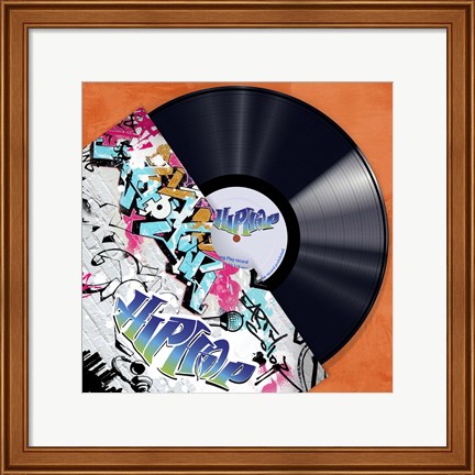 Framed Vinyl Club, Hip Hop Print