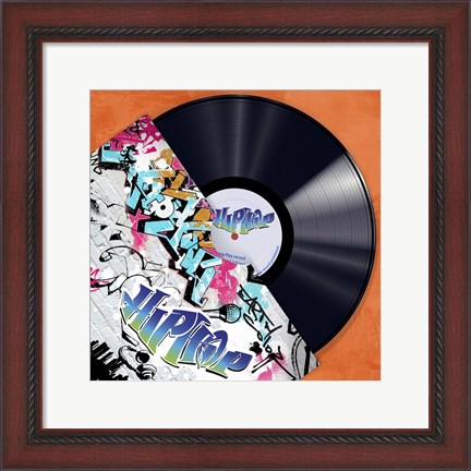 Framed Vinyl Club, Hip Hop Print