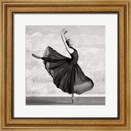 Framed Ballerina Dancing (detail) Print