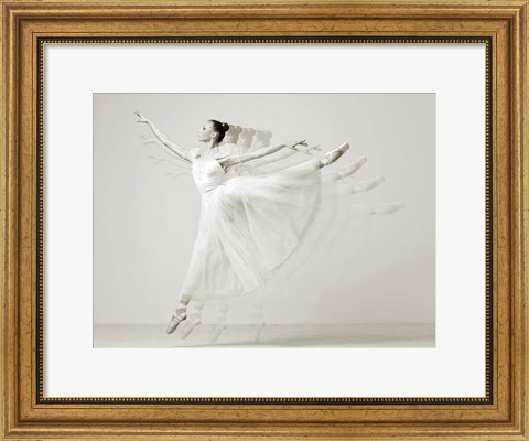 Framed Leaping Beauty Print