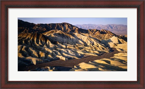 Framed Zabriskie Point, Death Valley, California Print
