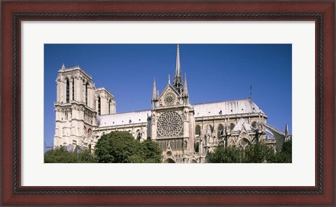 Framed View of the Notre Dame, Paris, Ile-De-France, France Print