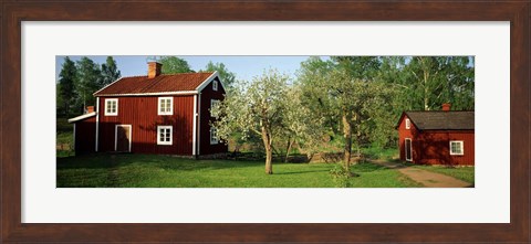 Framed Sweden House Print