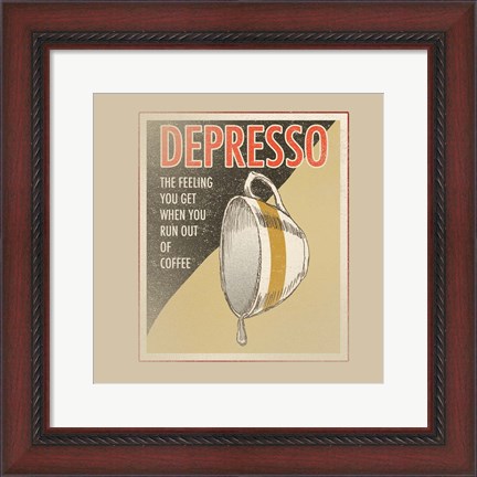 Framed Depresso Print