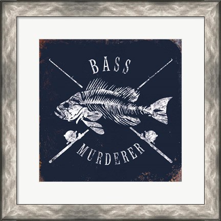 Framed Bass Murderer Print