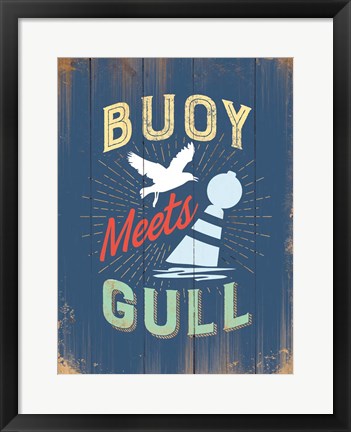 Framed Buoy Print