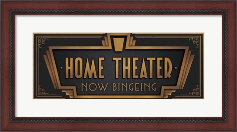 Framed Home Theater Print