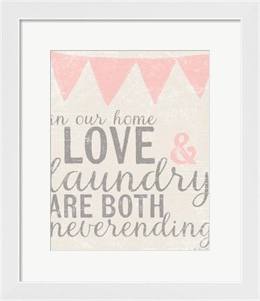 Framed Neverending Laundry Print