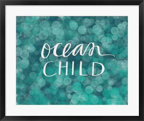 Framed Ocean Child Print